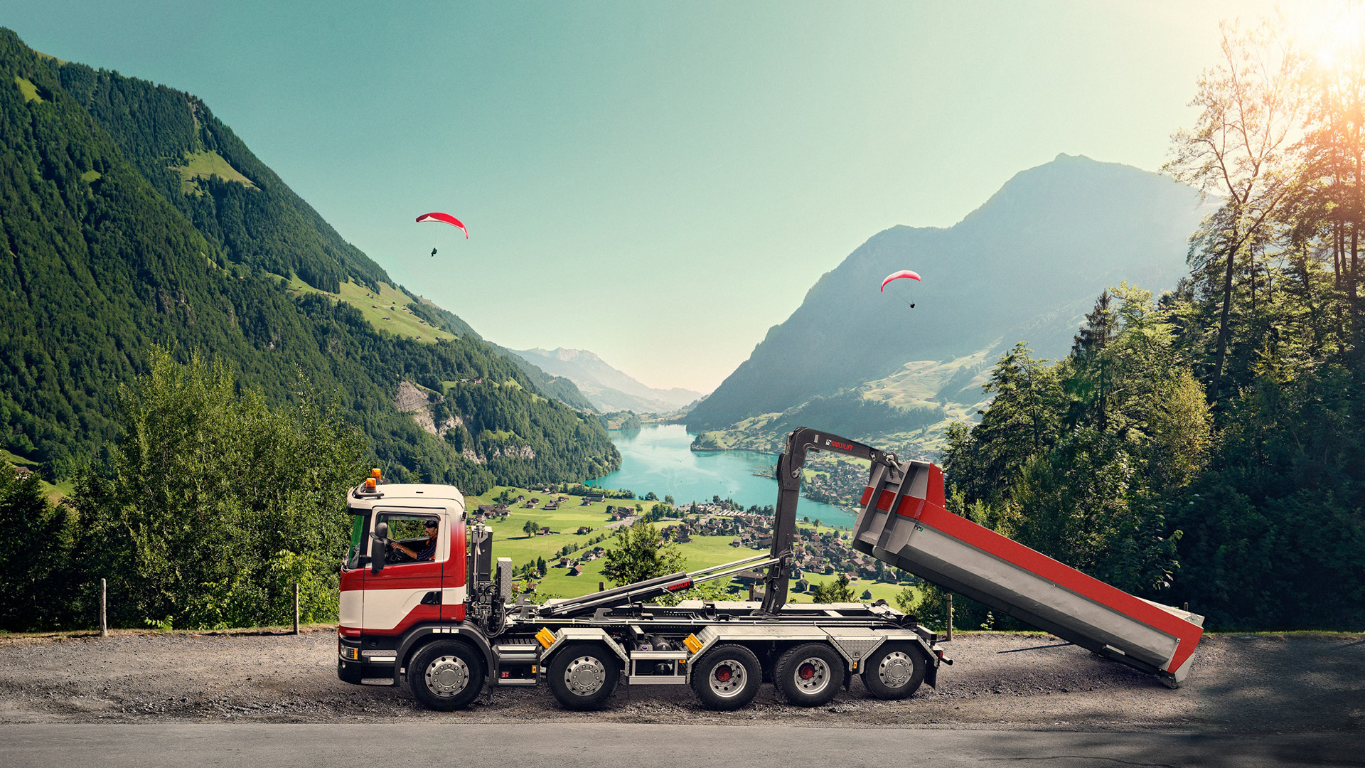 MULTILIFT Hooklifts & Skiploaders for Versatile Lifting | Our Brands | Hiab