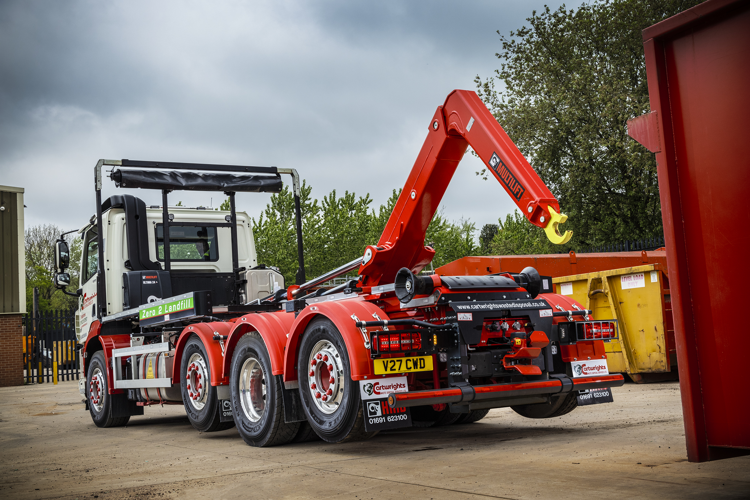 New Hiab Skip Loaders Keep The Wheels Turning At Cartwrights Waste ...