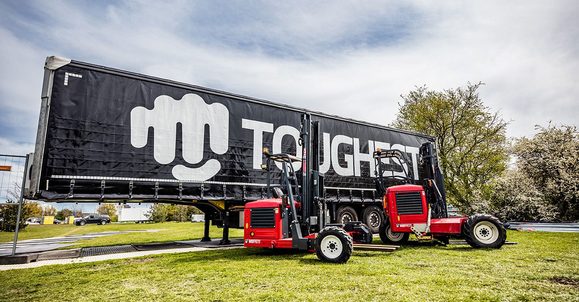 MOFFETT AT WORK WITH TOUGHEST | Truck Mounted Forklifts | Hiab